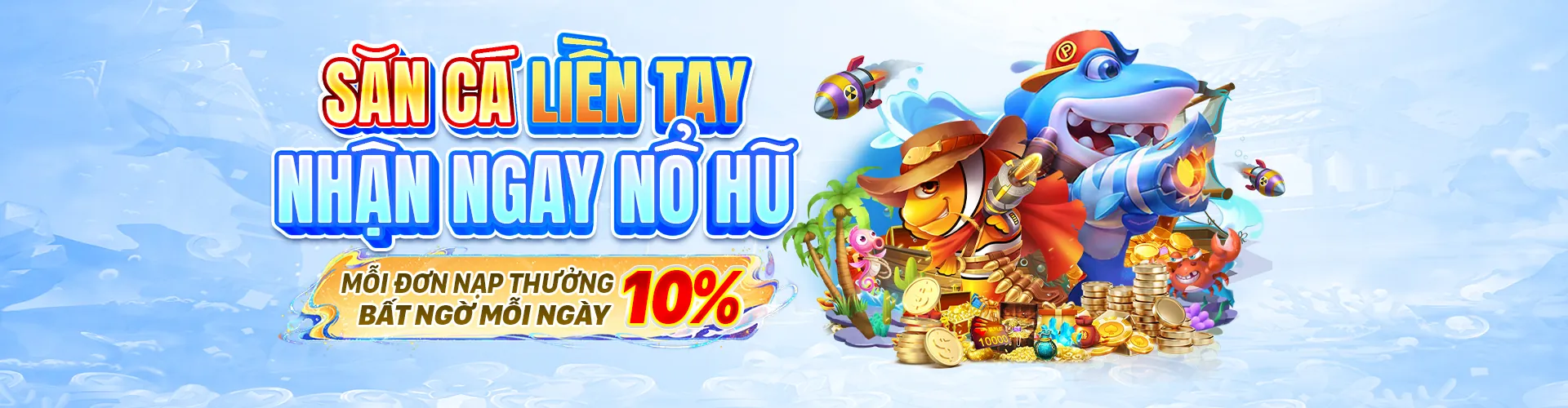 Hình ảnh chính trò chơi bắn cá 88ii đăng nhập với cảnh dưới nước sống động và kho báu